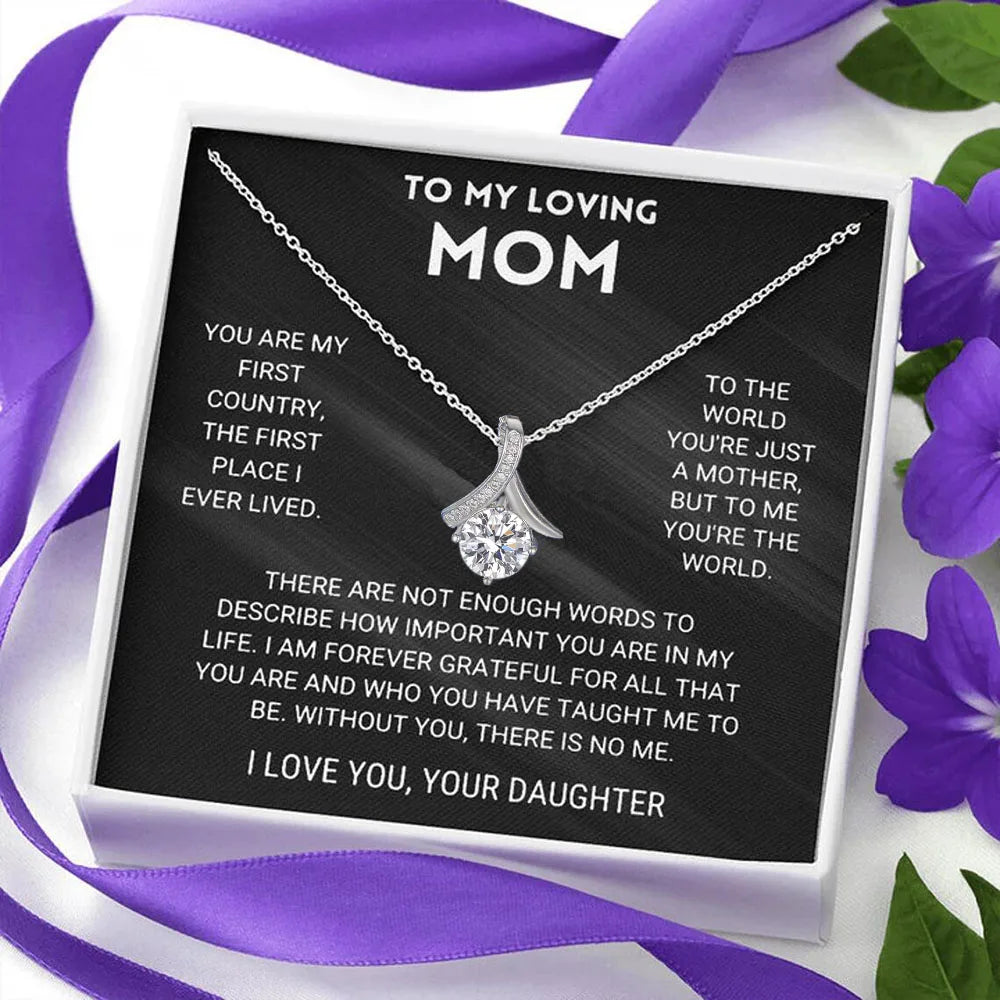 My Loving Mom Necklace Special Gift
