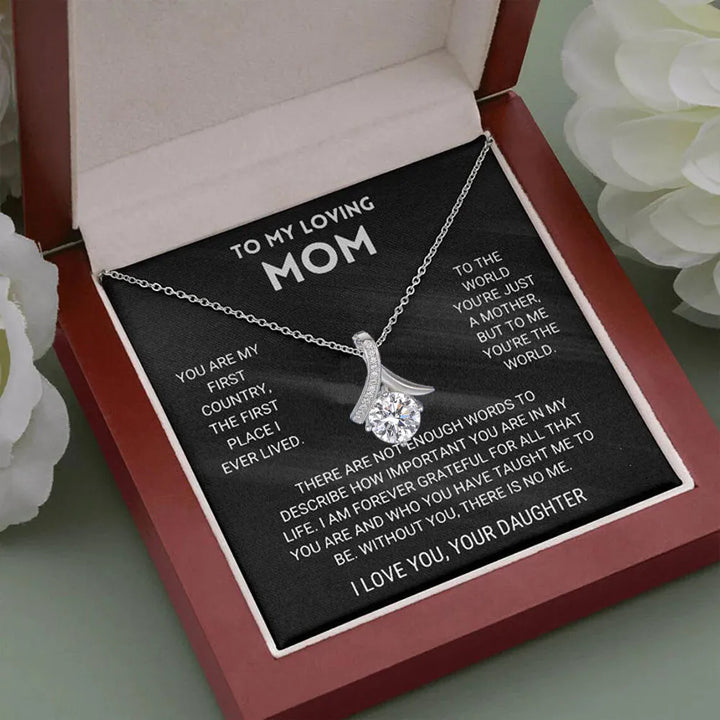 My Loving Mom Necklace Special Gift
